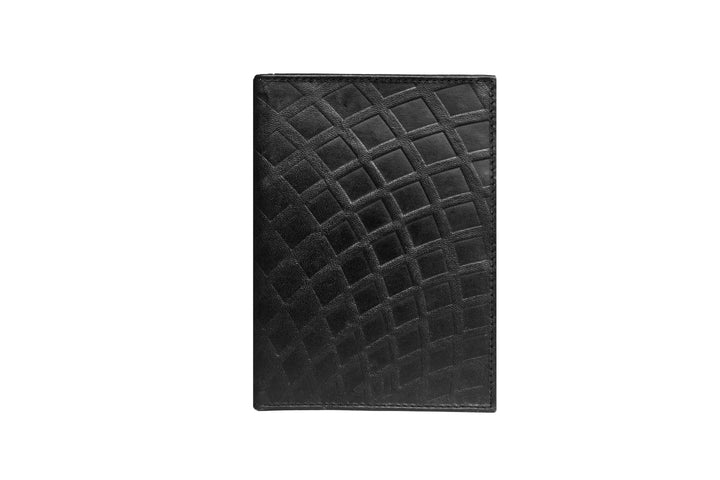 Engraved Black Clay Passport Holder